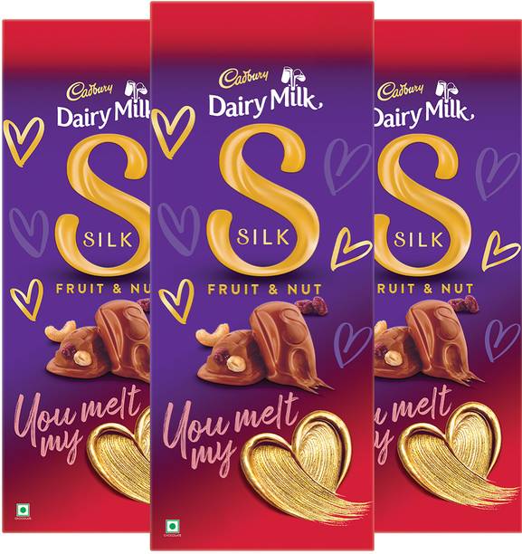 Cadbury Dairy Milk Silk Fruit and Nut Chocolate Bars