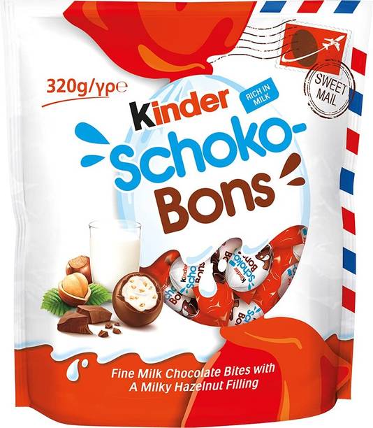 Kinder Schoko Bons Fine Milk Chocolate Bites With Milky Hazelnut Filling Bites