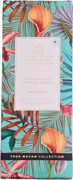 Smoor Mayan Bar Premium Stone-ground Coffee Blended Dark Chocolate Bar |Couverture Bars
