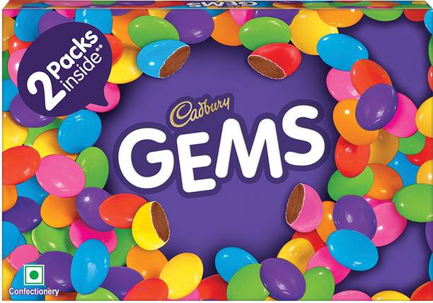 Cadbury Gems Chocolate Candy Pack Crackles