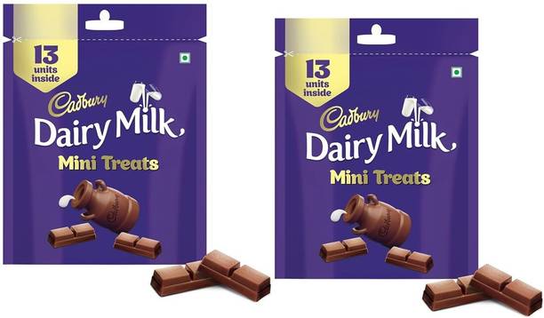 Cadbury Dairy Milk MINI Treats Chocolate Bars Bars