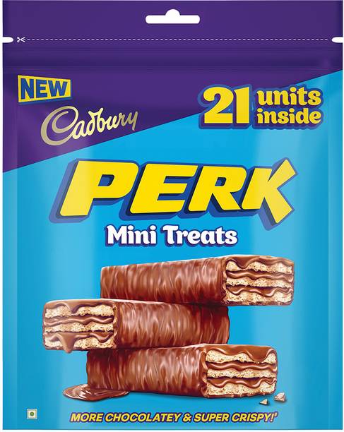 Cadbury Perk Mini Treats Chocolate Coated Wafers Bars