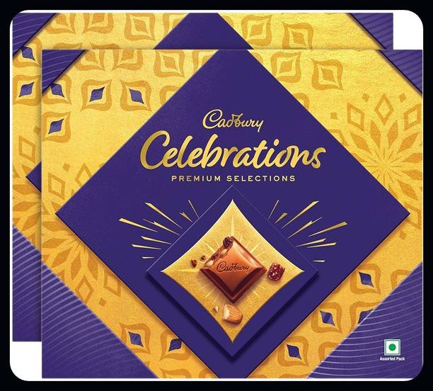 Cadbury Celebrations Premium Selections Assorted Chocolate Rakhi Gift Pack-A Bars