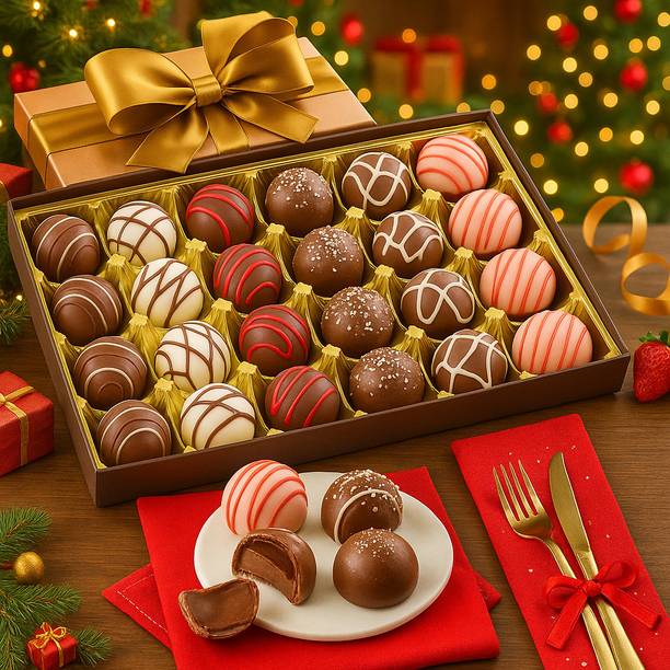 WINNI CELEBRATE RELATIONS Super Lavish 24Pcs Chocolates Gift Pack | Belgian Chocolate Box,Bouquet & Hamper Truffles