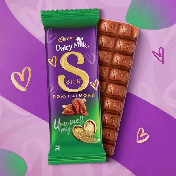 Cadbury Dairy Milk Silk Roast Almond Valentine's Gift Pack Chocolate Bars