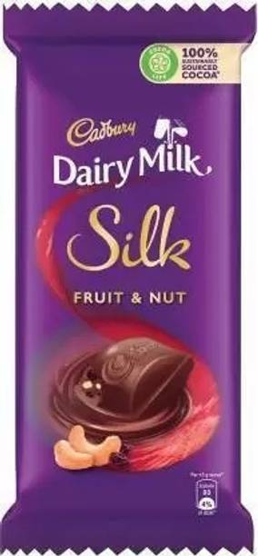 Cadbury Dairy Milk Silk Fruit and Nut Bars Bars
