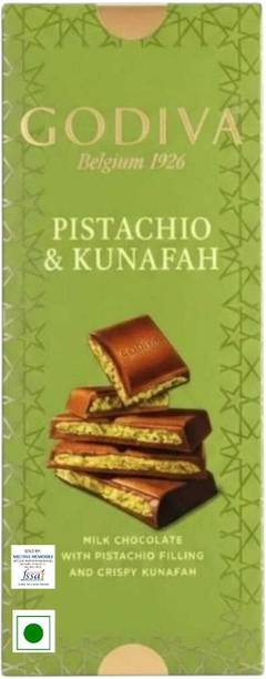 Godiva Belgium Pistachio Kunafa Milk Chocolate 122g Bar