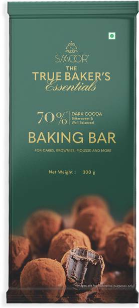 Smoor Premium Dark Couverture Chocolate Baking Bar | 70% Cocoa Bars