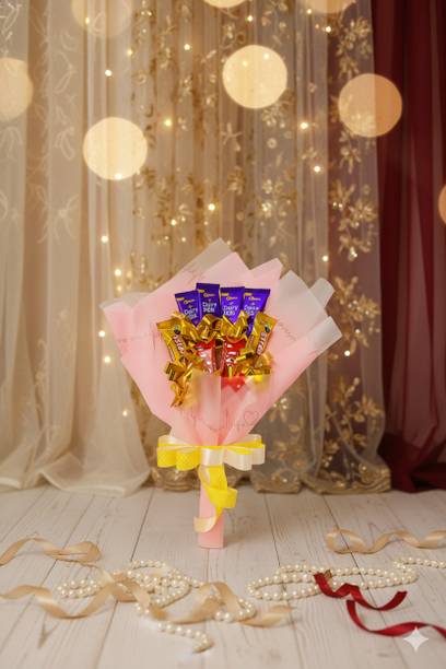 Cadbury Handmade Chocolate Bouquet for Girlfriend & Wife|gift hamper|chocolate gift Bar