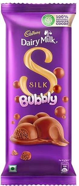 Cadbury Dairy Milk Silk Bubbly Chocolate Bar Bar Gift Pack