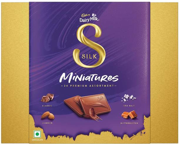 Cadbury Dairy Milk Silk Miniatures Assorted Chocolate Gift Pack Bars