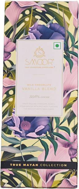 Smoor Mayan Bar Premium Stone-ground Vanilla Blended Chocolate Bar |33.6% Couverture Bars