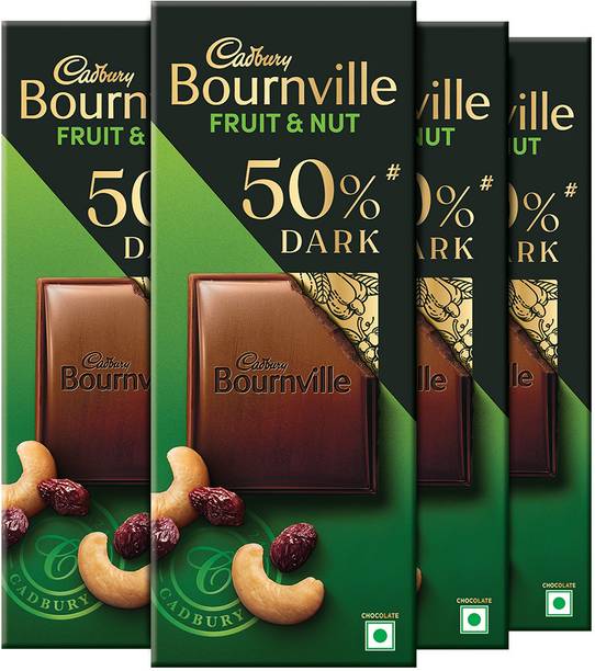 Cadbury Bournville Fruit and Nut Dark Chocolate Bars