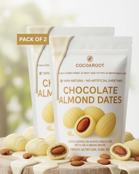 Cocoaroot White Chocolate Almond Dates Bites