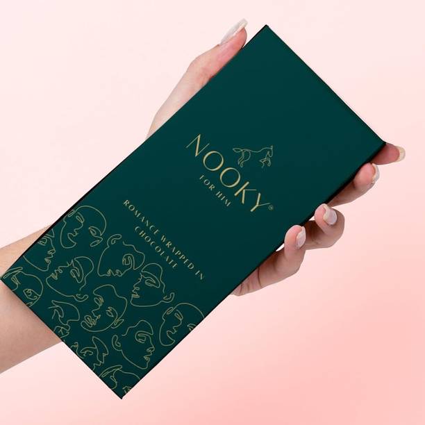 Nooky Premium Dark Chocolate for Him to Uplift Mood Ideal for Men Bars