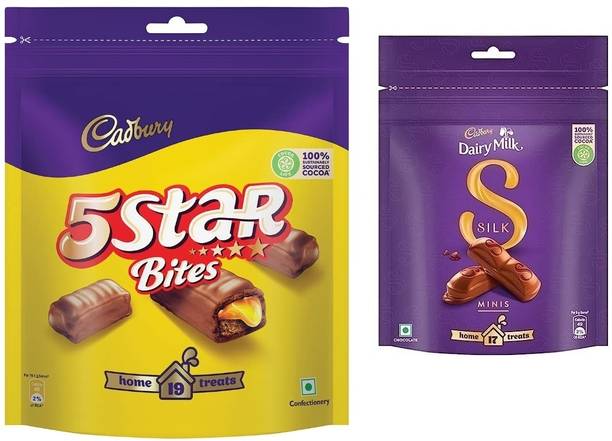 Cadbury 5 Star Chocolate & Dairy Milk Silk Chocolate Bars