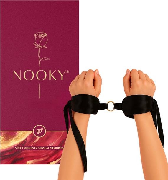 Nooky Luxury Dark Chocolate & Handcuff Gift Set | Mood Boost for Men & Women Bars