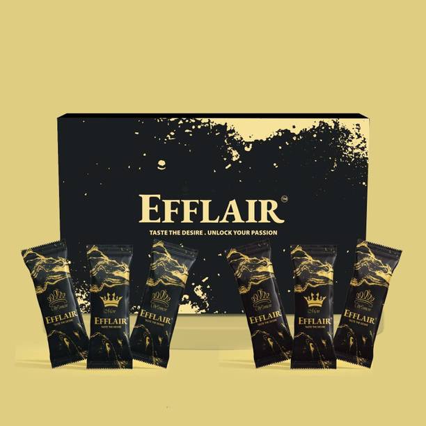 Efflair Premium Dark Chocolate for Men & Women |Stamina Booster |Gluten-Free|(Pack of 6) Bars