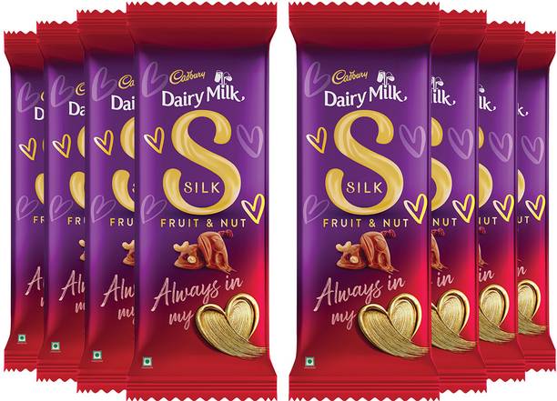 Cadbury Dairy Milk Silk Fruit and Nut Chocolate Bars
