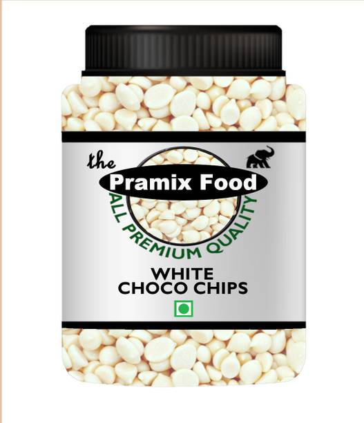 Pramix White Choco Chips, Chocolate Chips For Baking & Cake Decoration - 400g Truffles