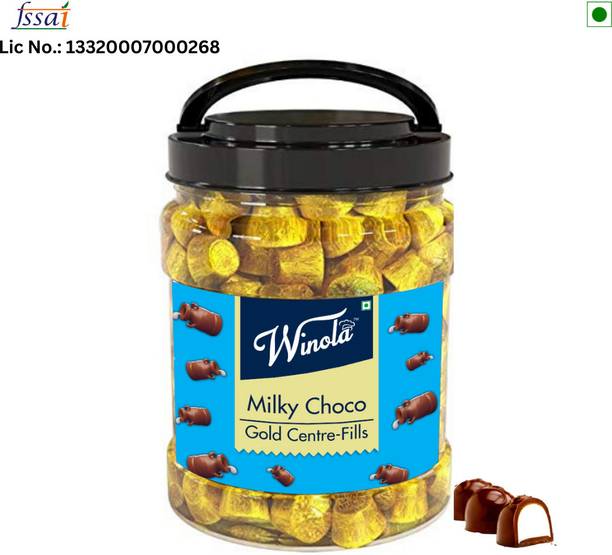 विनोला मिल्क चॉको गोल्ड जार 1 Kg फ़जेस