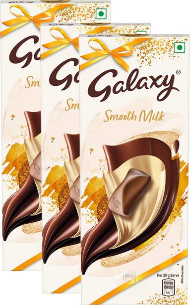 GALAXY Smooth Milk Chocolate Loaded with Goodness of Milk & Cocoa Bar Bars