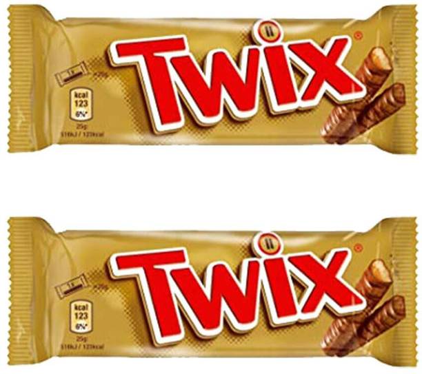 Twix Chocolate Biscuit Bars with Caramel Milk Chocolate Bars