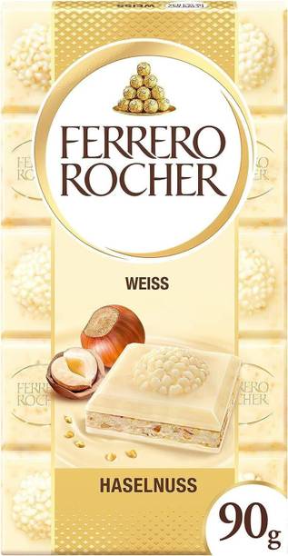 FERRERO ROCHER White Chocolate With Crunchy Hazelnut (IMPORTED FROM ITALY) Bars