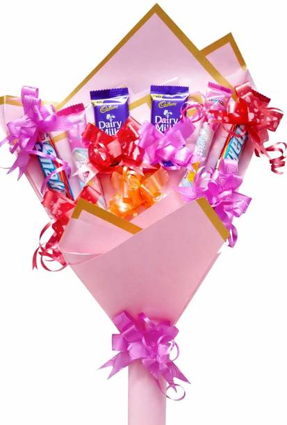 Cadbury Valentine gift |birthday|anniversary GiftHamper Dailymilk|Mashlo mallo|Snakker 6 Bars, Truffles