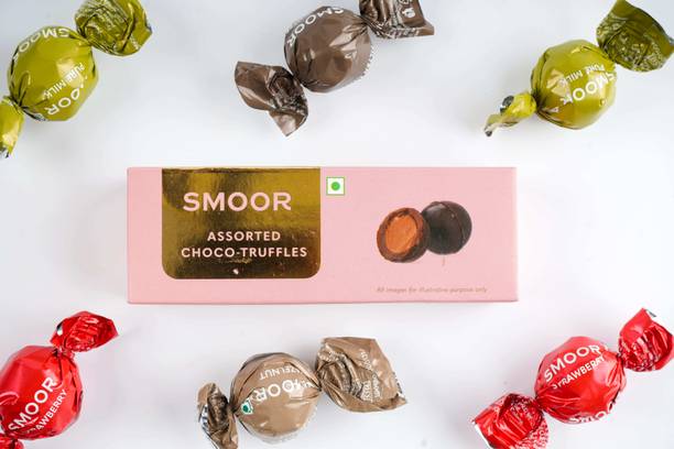 Smoor Assorted Choco Truffles Box | Premium Chocolate Gift Hamper | Box of 4 Truffles