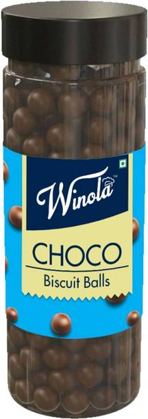 विनोला Milk Choco Biscuits Balls (150 g) Jar