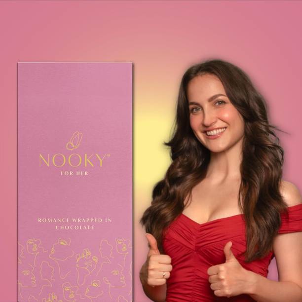 Nooky Premium Dark Chocolate Bars or Uplifting Mood Ideal for Her Best Gift for Her Bars