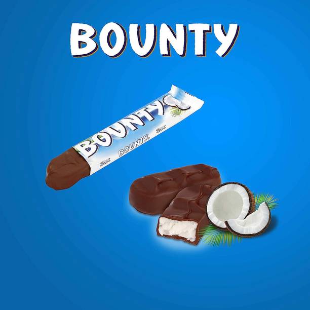 BOUNTY THE TASTE OF PARADISE Fully Filled With Coconut Chocolate (IMPORTED FROM USA) Bars