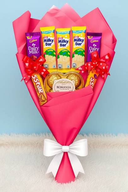 Cadbury Christmas|Valentine|birthday|anniversary Gift Hamper 10 pcs chocolate Bars, Truffles