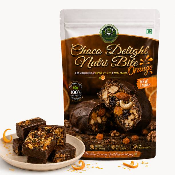 HEALTHY CRAVE CUISINE Choco Delight Nutri Bite Orange Bites