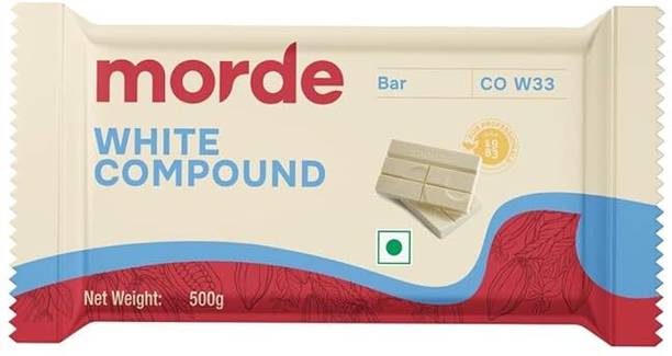 Morde white compound chocolate 500 gm Bar