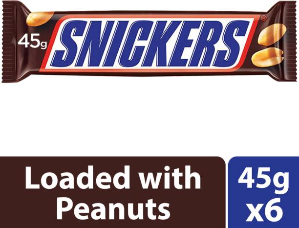 SNICKERS Peanut Filled Chocolate, Loaded with Nougat & Caramel Bars