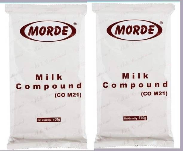 Morde Milk compound Chocolate 1000 gm ( pack of 2) each 500 gm combo pack Bars
