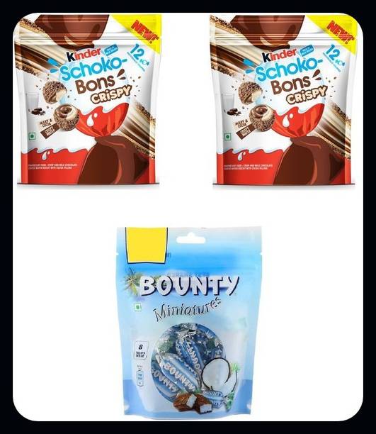BOUNTY Creamy Bons With Coconut Chocolate, Gift Pack, Chocolate Gift-A Bars