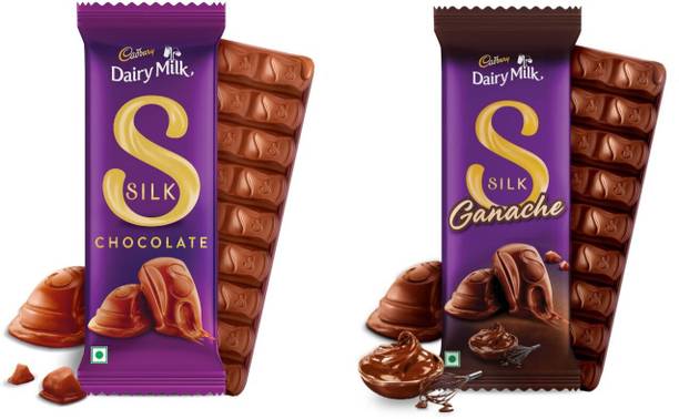 Cadbury Dairy Milk Silk Chocolate & Ganache Flavor - Valentine Gift For Her_A1 Bars