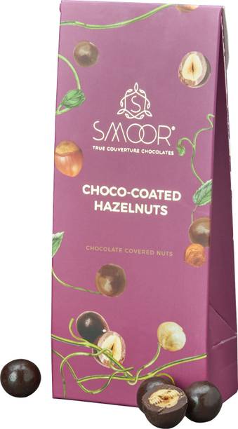 Smoor Premium Choco Coated Hazelnuts | Perfect for Snacking, Gifting |100g (pack of 2) Caramels