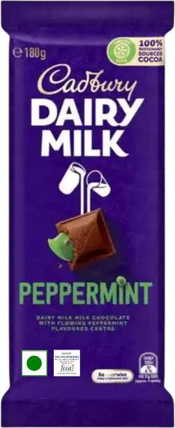 Cadbury Dairy Milk Peppermint Milk Chocolate Bar Smooth Creamy Milk Chocolate Bars