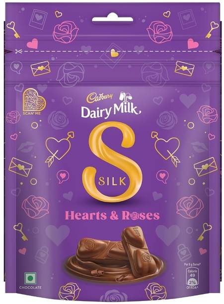 Cadbury Dairy Milk Silk Chocolate Valentines Bars