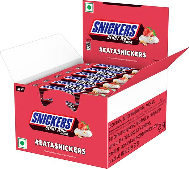 स्निकर्स Berry Whip Peanuts, Nougat & Caramel Chocolate