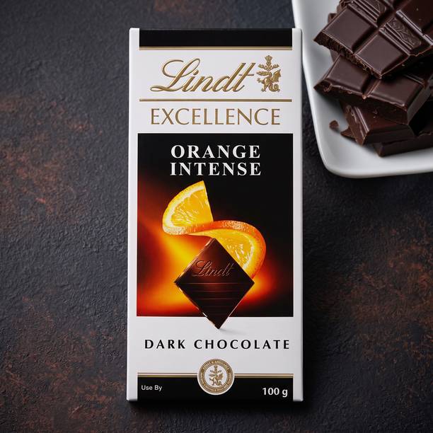 LINDT Excellence Orange Intense Dark Chocolate Bar Gift Pack