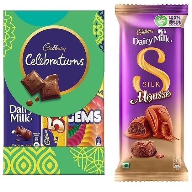 Cadbury Celebration & Silk Mousse Chocolate Bars