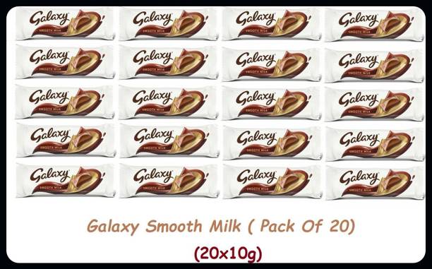 GALAXY Smooth Milk Premium Chocolate Gift Pack 0f 20 | Birthday Valentines Day Gift-A Bars