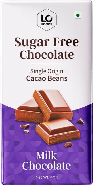 Lo! Sugar Free Milk Chocolate Healthy Chocolate Bars