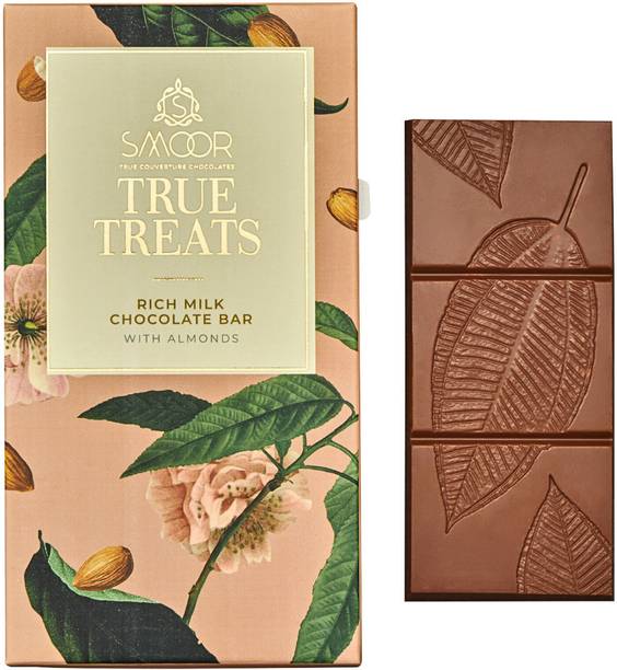 Smoor True Treats Rich Milk chocolate with Almonds Bars