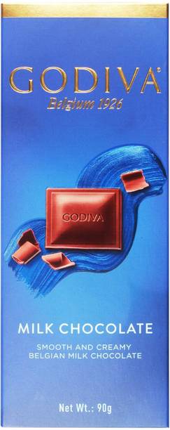 Godiva Smooth & Creamy Belgian Milk Chocolate, 90g Bars